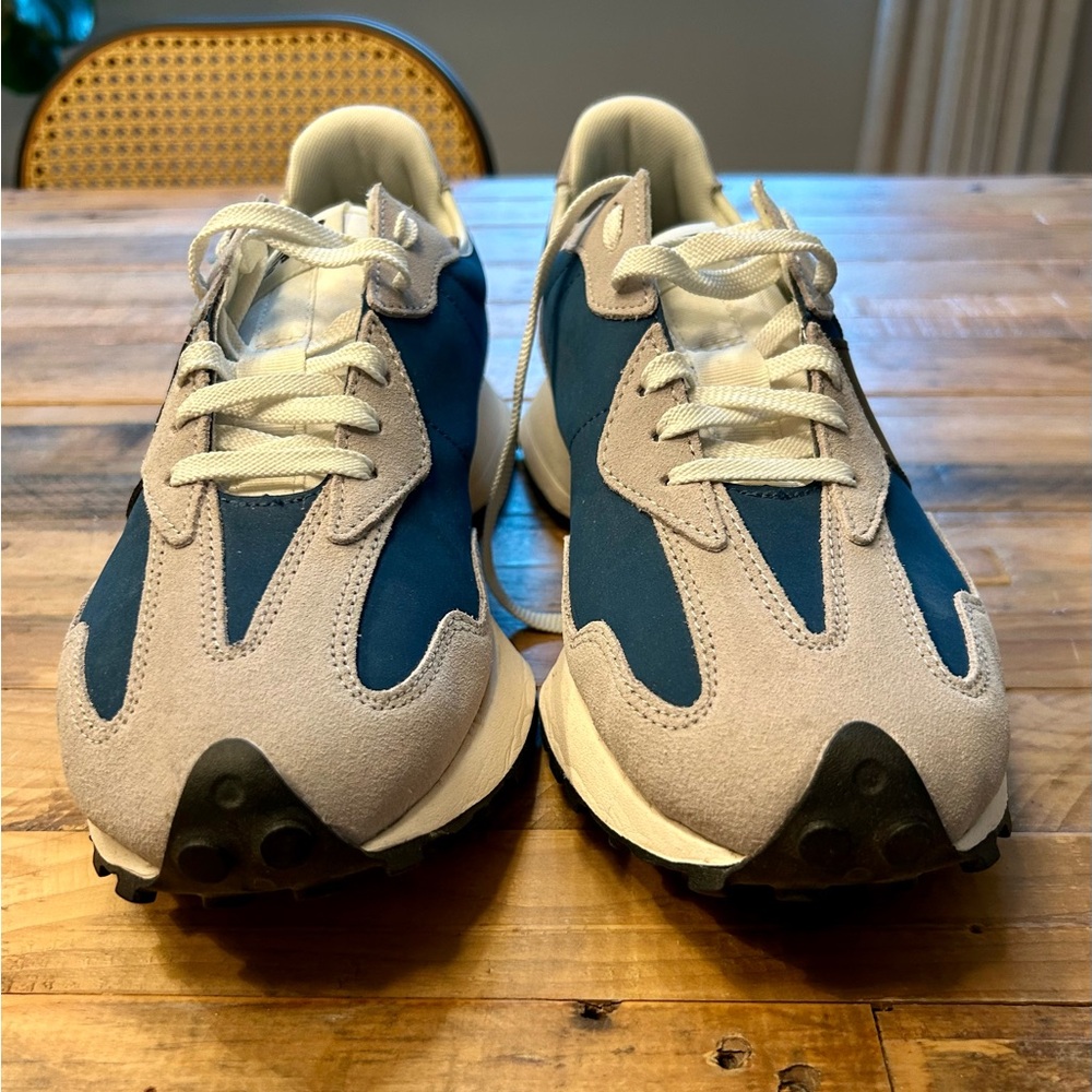 New Balance Blue and Gray Athletic Shoes - Picture 3 of 6